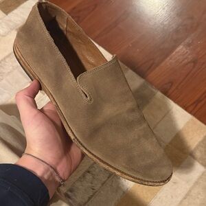 Frye Men's Brown Suede Slip-On Loafers